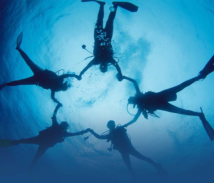 Group of Scuba Divers